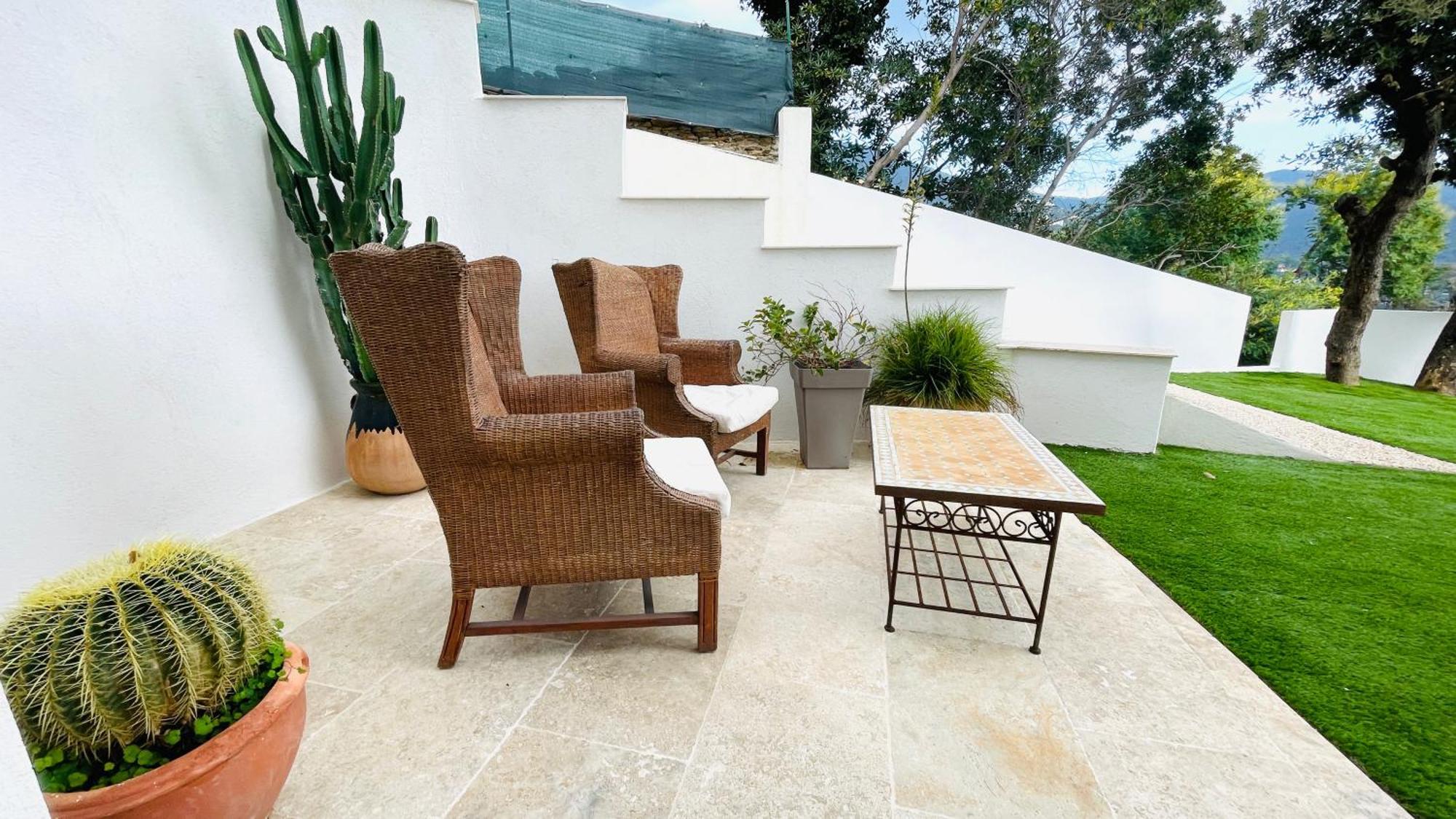 Villa Cacharelle Vue Mer Piscine 카발레르쉬르메르 외부 사진
